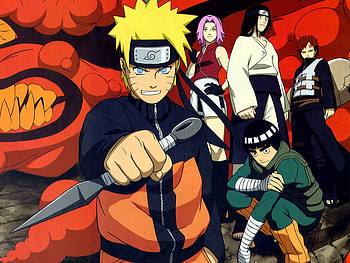 Naruto, gaara, sakura, neji, rock lee HD wallpaper