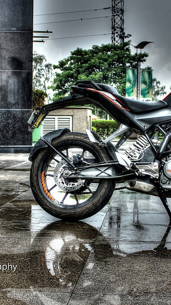 Duke, Duke Bike, Black Bike HD phone wallpaper