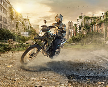 HONDA XRE 190, honda, bikes, behance HD wallpaper
