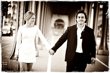 Love, woman, smile, man HD wallpaper