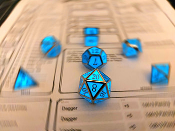 Dice and sheet, dnd HD wallpaper