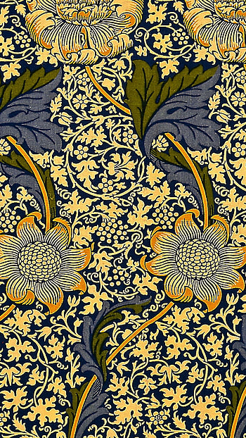 William Morris, Floral Design Pattern HD phone wallpaper