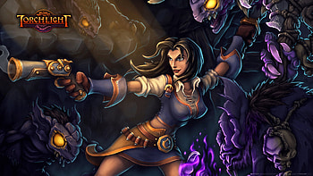 Torchlight, video game, girl fighter HD wallpaper