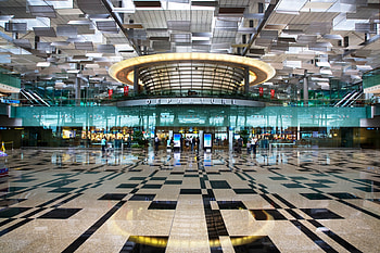 Singapore Changi International Airport, Terminal 3, Architectural excellence, grapher's delight HD wallpaper
