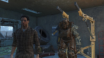 Here in my garage, just bought this new, uh, Power Armour here... (Fallout 4/Tai Lopez parody) HD wallpaper