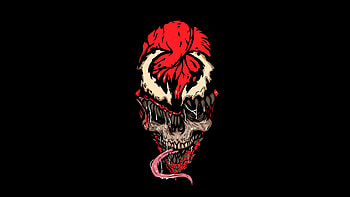 Carnage Minimal, carnage, artwork, superheroes, behance HD wallpaper