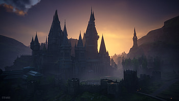 Hogwarts Legacy / Hogwarts at Dawn, video game, Hogwarts Legacy HD wallpaper