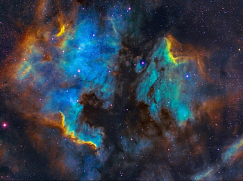 Universe, Stars, Multicolored, Motley, Nebula, Glow HD wallpaper