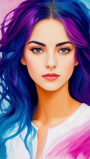 oil painting, portrait HD phone wallpaper