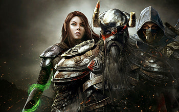 Dwarf, Barbarian companions, Chaos , Wide screen HD wallpaper