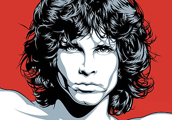 Artwork, Jim Morrison HD wallpaper