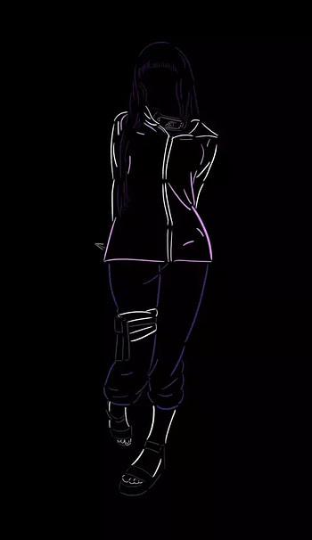Neon hinata, naruto HD phone wallpaper