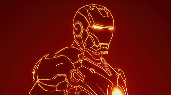 Iron Man Architecture Avenger, iron-man, superheroes, artwork, art, digital-art, ai, red HD wallpaper