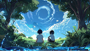 Forest Vortex HD wallpaper