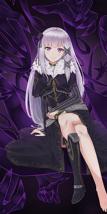 Emilia (Re:ZERO), Anime, Re:Zero - Starting Life in Another World HD phone wallpaper