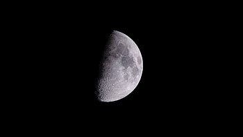 Night, Moon, Dark, Shadow, Craters HD wallpaper