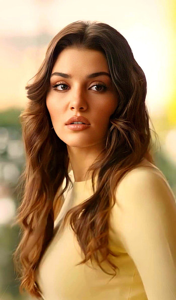 Hande Ercel, Turkish beauty, TV shows, Actresses HD phone wallpaper