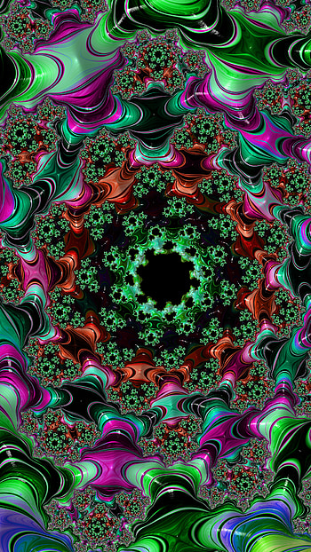 Fractal Art Trippy Psychedelic Background for Smart, trippy, colorful, colors, psychedelic, Abstract, fractal HD phone wallpaper
