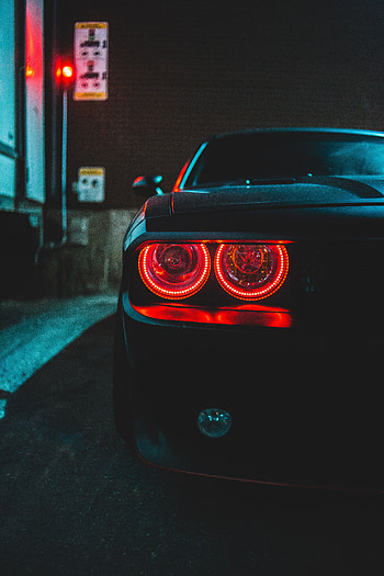 Dark Night, amoled, car, black, oled, lights HD phone wallpaper