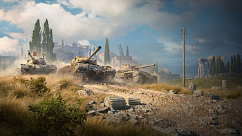 World of Tanks Quad — Armor on the Advance, video game, World of Tanks HD wallpaper