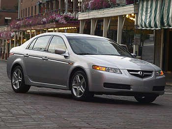 Auto, Acura, Cars, Building, Side View, Style, Akura, Street, Tl, 2004, Grey Metallic, Metallic Gray HD wallpaper