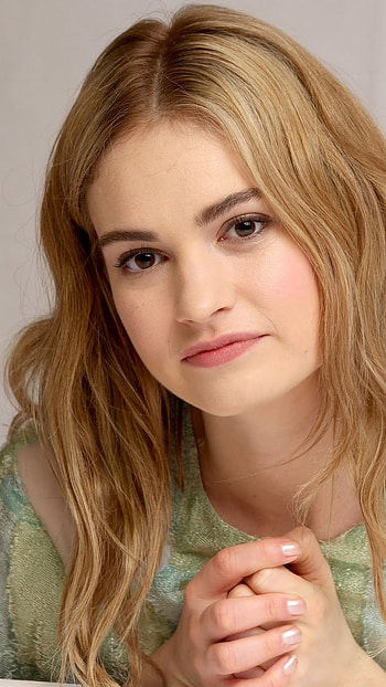 Lily James, Hollywood, Lily James Hollywood HD phone wallpaper
