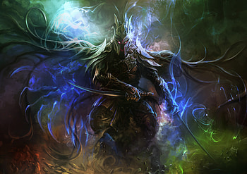 Big Warrior Sword Fantasy Art , sword, warrior, fantasy, artwork, artist, digital-art HD wallpaper