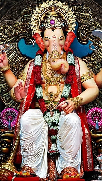 Ganpati Bappa Morya, Big Statue, Lord Ganesh HD phone wallpaper