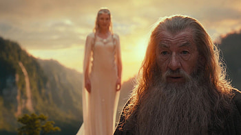 Ian McKellen, Gandalf , Balrog encounter, Lord of the Rings HD wallpaper