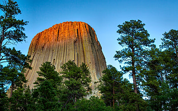 Devil's Tower, graphy, Wyoming, landscape, USA, Devils Tower, beautiful, forces of nature, National Park, scenery, wide screen, nature HD wallpaper