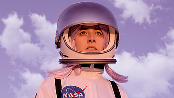 Nasa Girl Helmet Cosplay , nasa, cosplay, girls, graphy HD wallpaper