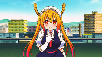Cute, Tohru, anime girl, Miss Kobayashi's Dragon Maid HD wallpaper