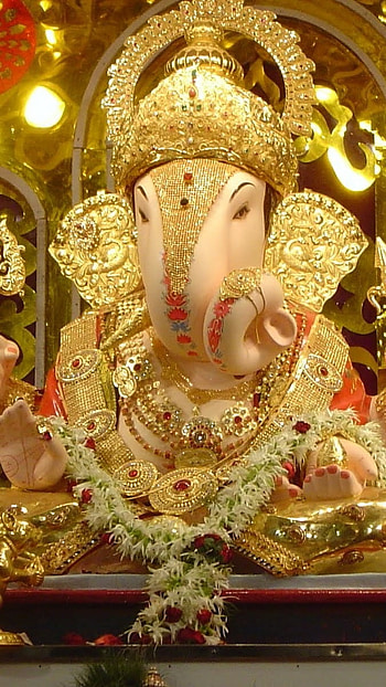 Dagdusheth Ganpati, Hindu God, Lord Ganpati HD phone wallpaper