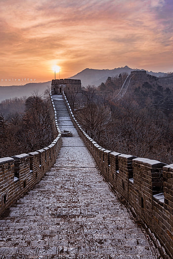 Great Wall , Background collection, Captivating , Famous attraction HD phone wallpaper