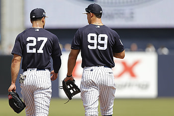 Aaron Judge, Giancarlo Stanton HD wallpaper