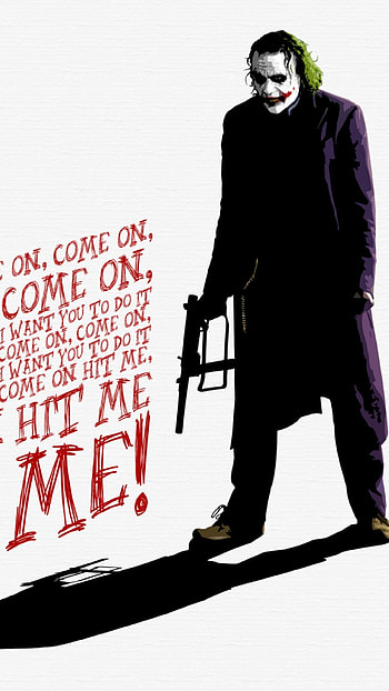 Preview heath ledger, joker, the dark knight HD phone wallpaper