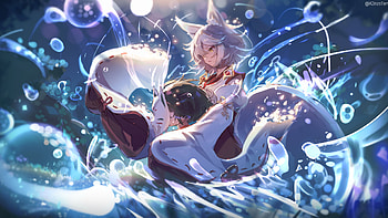 Kazari Kitsune Saiguu Genshin Impact HD wallpaper