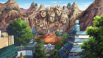 Konoha Hidden Leaf Village from Naruto, Anime, Naruto, Konohagakure (Naruto) HD wallpaper