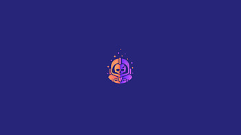 Astronaut In Skull Minimalism, astronaut, skull, minimalism, artist, artwork, digital-art HD wallpaper