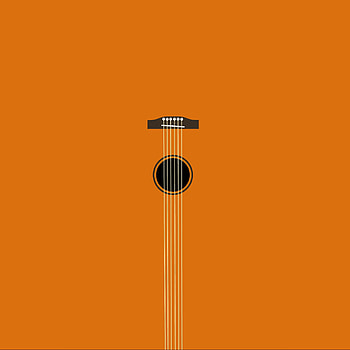 Minimal, music, guitar, art HD phone wallpaper