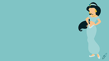 Disney Princess Minimalist HD wallpaper