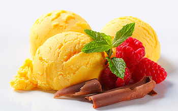 Ice Cream with strawberry, Summertime delight, Creamy and fruity, Irresistible dessert HD wallpaper