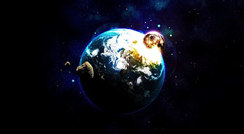 Planets, Universe, Stars, Asteroids, Vortex HD wallpaper