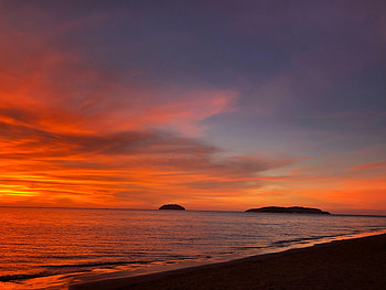 Nature, Sunset, Waves, Beach, Coast, Evening HD wallpaper