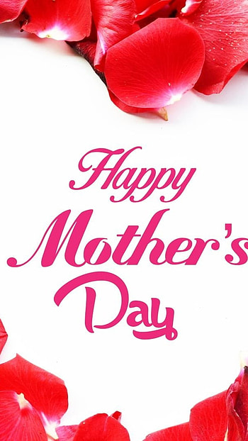 Mothers Day, Rose Petals, Background HD phone wallpaper