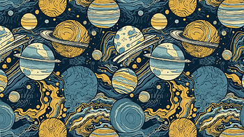background of abstract planets and gas structures, planet, Abstract HD wallpaper