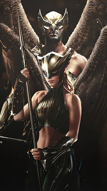 Hawkgirl, Hawkman HD phone wallpaper