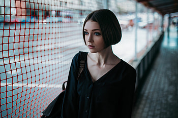Short Hair Cut Cute Girl, girls, cute HD wallpaper
