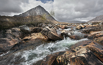 Nature, Rivers, Mountain, Flow, Grayness, Greyness, Aspiration HD wallpaper