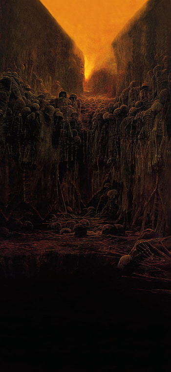 Skeletons, Gothic Art HD phone wallpaper